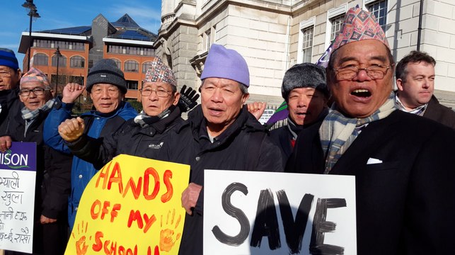 Protests against cuts to council budgets