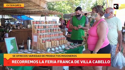 Recorremos la feria franca de Villa Cabello