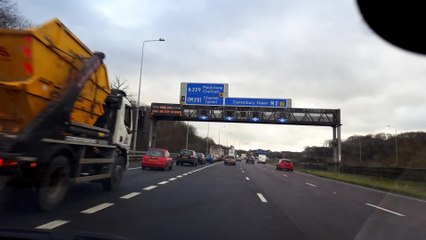 Huge M2 queues after Blue Bell Hill pile up