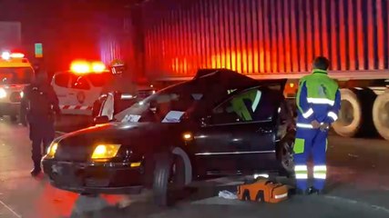 Choque múltiple sobre Prolongación López Mateos