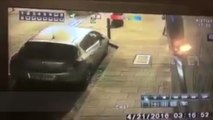 CCTV shows burglars smashing car through Co-op