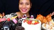 AsmrEating Dahi Golgappe, Samosa, Chocolate Cake, Fruit Cake, Donuts, Pastry, Cream Roll, lava Cake | Foodie JD