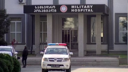El Gobierno de Georgia traslada a Saakashvili a un hospital militar