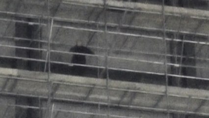 An agitated man on the top of a tower block in Maidstone