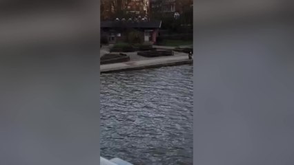 Man tells of heroic moment he saved a drowning stranger