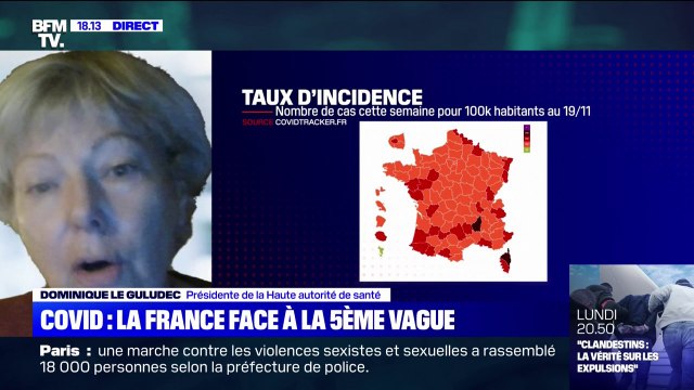 Covid-19: pour la présidente de la Haute autorité de santé, on est en cours de reprise de l'épidémie