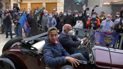 Recibimiento de Mazarrón a Pedro Acosta tras ser campeón mundial en Moto3