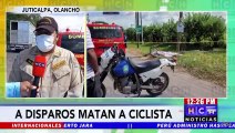 ¡Brutal! A disparos ultiman un ciclista en salida de Juticalpa a Catacamas