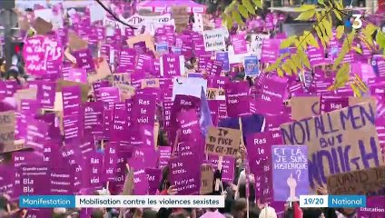 Paris : la manifestation contre les violences faites aux femmes a réuni 18 000 personnes selon la police