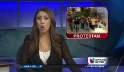 Protesta contra el Presidente Mexicano