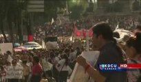 Manifestaciones en México por estudiantes desaparecidos