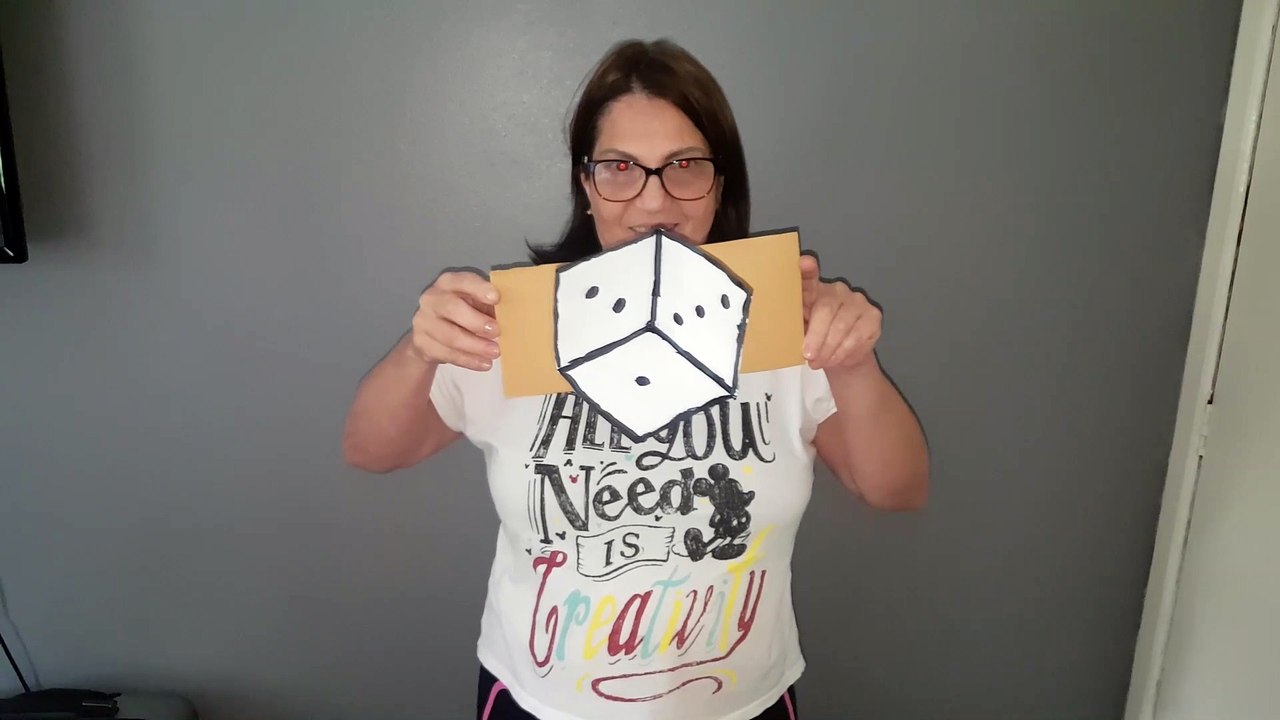Optical Illusion Made From Sticks and Paper