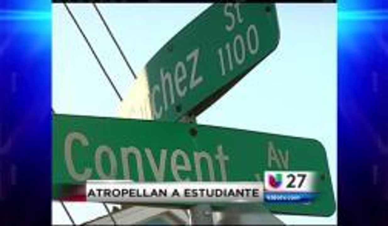 Atropellan a Estudiante