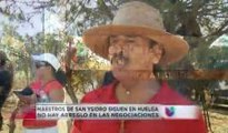 Continúa huelga de maestros en San Ysidro