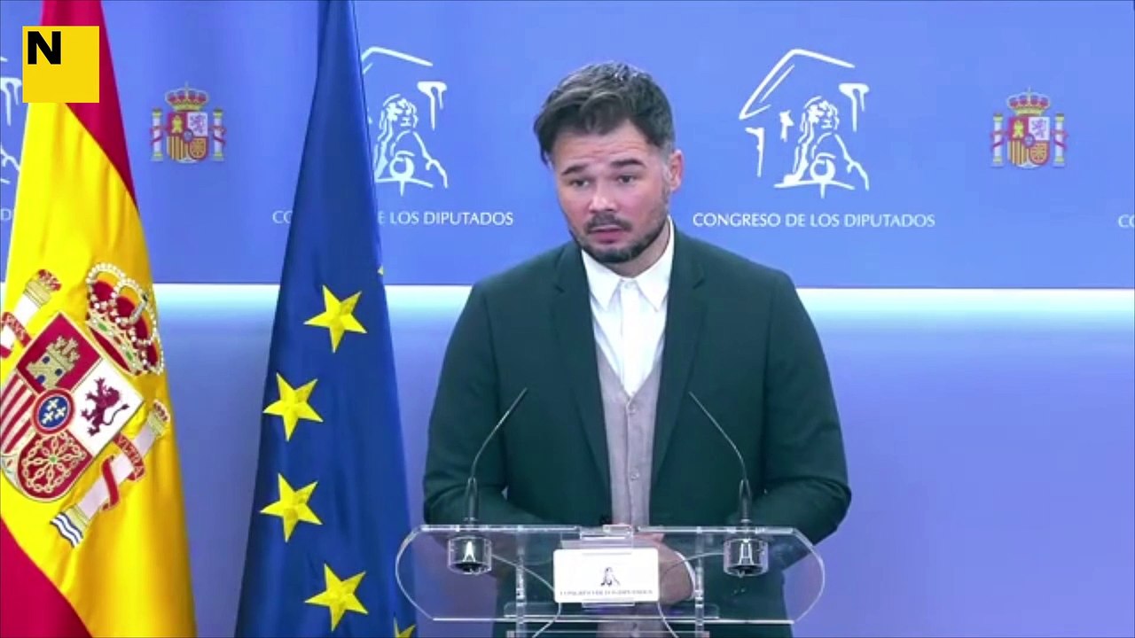 Rufián diu que l'entrada a presó dels assaltants de Blanquerna "arriba tard i malament" vuit anys després dels fets