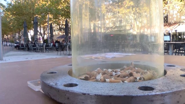 Martigues Propre : collecte des mégots dans le centre ville
