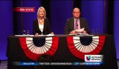 Debate de los aspirantes a la  vice gobernación de Nevada