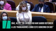 Yolanda Díaz, al PP: 