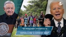 Advierte AMLO que exhibirá a congresistas de EU que no aprueben legalización de migrantes mexicanos