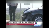 Un accidente en Palm Desert dejó a dos personas hospitalizadas