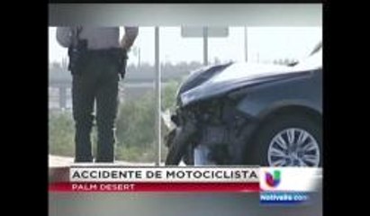 Un accidente en Palm Desert dejó a dos personas hospitalizadas