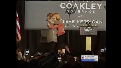 Hillary Clinton declara su apoyo a Martha Coakley