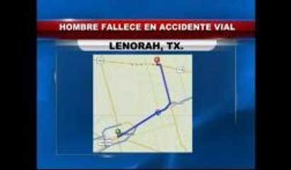 Hombre fallece en accidente vial