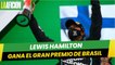 Lewis Hamilton gana el Gran Premio de Brasil; 'Checo' Pérez termina cuarto
