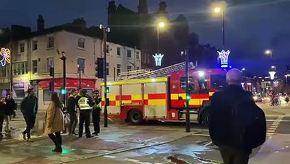 Large police cordon after gas main leak in Leeds city centre