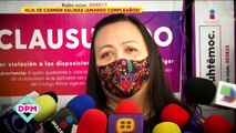 Carmelita Salinas logra moverse, pero de manera inconsciente