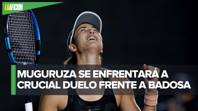 Muguruza, a semifinales en Guadalajara tras derrotar a Kontaveit en las WTA Finals