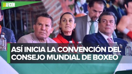Arranca la Convención del Consejo Mundial de Boxeo con Claudia Sheinbaum como invitada