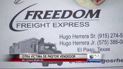Una nueva víctima de pastor vendedor de casas moviles