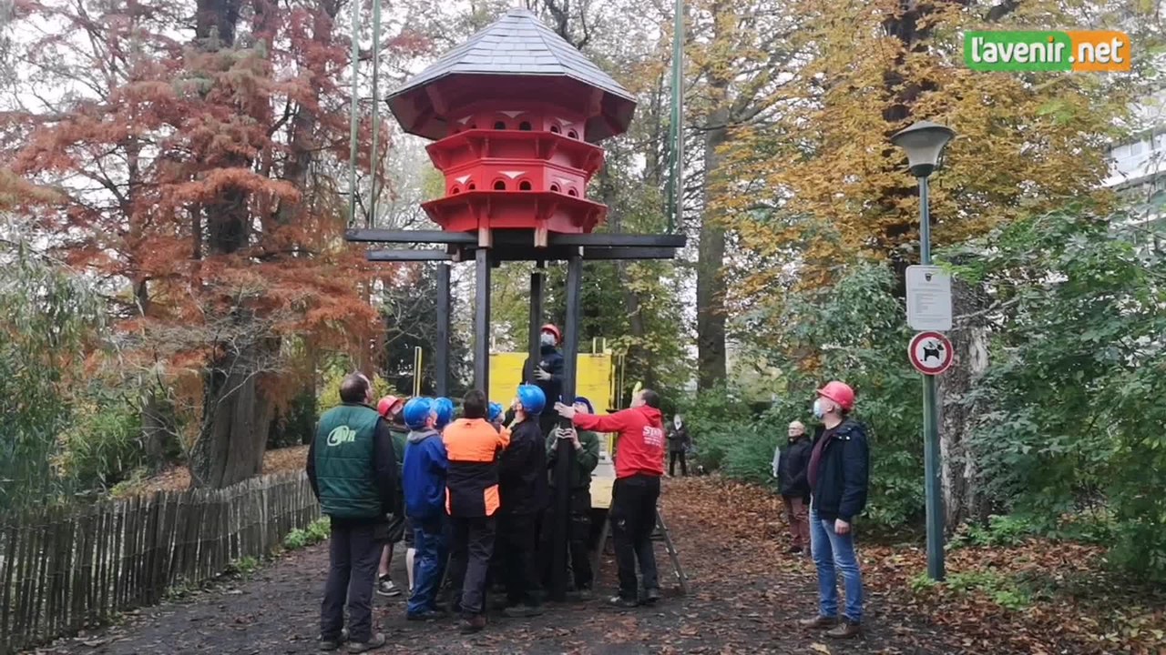 Le retour des deux pigeonniers du Jardin de la Reine à Tournai