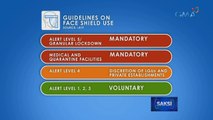 Pag-alis sa mandatory na pagsusuot ng face shield, umani ng magkakaibang reaksyon | Saksi