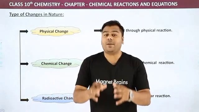 Types of Changes in Nature Chemical Reactions And Equations Class 10 Chemistry || BKP School || Class 10th Science Chapter 1 Chemical reactions and equations || C1P1