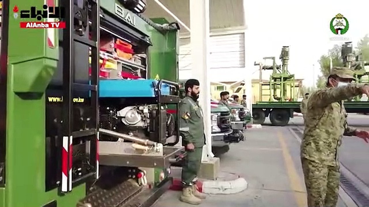 نائب رئيس الحرس الوطني الفريق أول متقاعد الشيخ أحمد النواف قام بجولة في معسكر التحرير واطلع على أحدث الآليات التي دخلت الخدمة