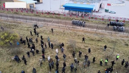 Pologne : tirs de gaz lacrymogène contre des migrants à la frontière avec le Bélarus