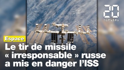 Espace: Un tir de missile russe «irresponsable» met en danger l'ISS