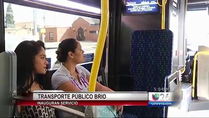 Inicia el servicio de transporte publico "Brio" en El Paso