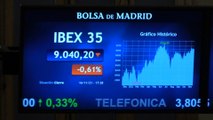 La bolsa española cae el 0,61 % y cierra en los 9.040 puntos enteros
