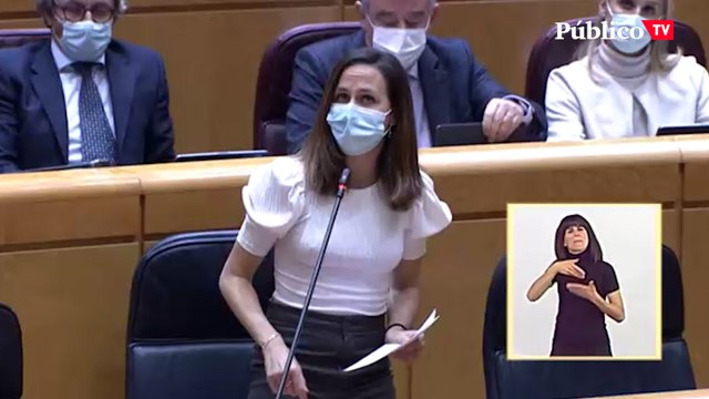 Ione Belarra: Casi uno de cada tres niños estaba en riesgo de pobreza cuando gobernaba el PP en 2014 bajo la presidencia de M. Rajoy