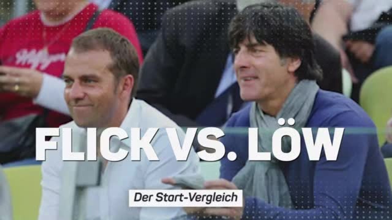Löw vs. Flick: Der Start im Vergleich