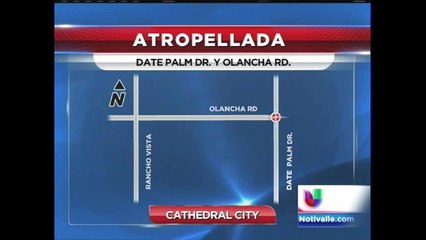 Una mujer fue atropellada por dos vehículos en Cathedral