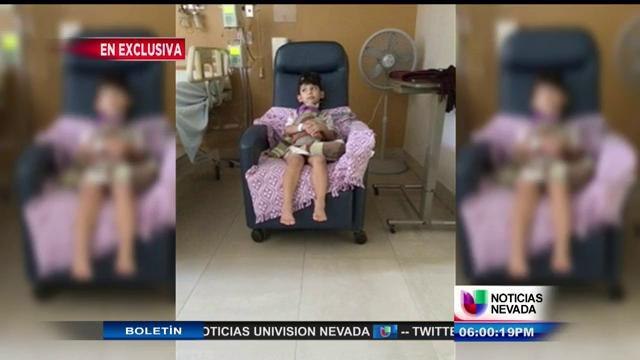 Un pequeño de Las Vegas se encuentra entre la vida y la muerte