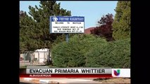 Evacuación de Whittier Elementary en Albuquerque