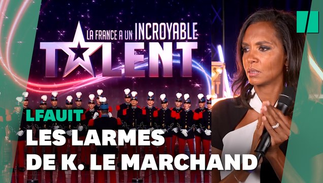 Dans LFAUIT , le chœur militaire de Saint-Cyr fait pleurer Karine Le Marchand