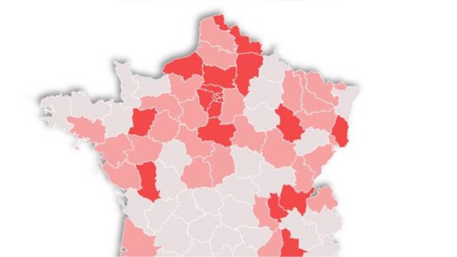 Taux de positivité au Covid-19 : département par département, notre nouvelle carte de France