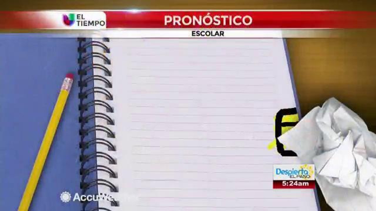 PRONÓSTICO DEL TIEMPO