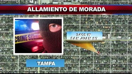 Buscan ladrones en Tampa